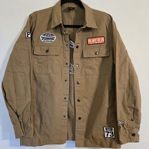 Men's Jacket with Patches